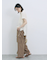 裾ドロスト楊柳シャツ