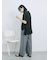裾ドロスト楊柳シャツ