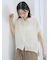 裾ドロスト楊柳シャツ