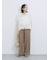 裾ドロスト楊柳シャツ