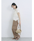 裾ドロスト楊柳シャツ