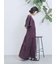 花ジャガードティアードワンピース