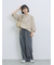 ウエストフリルイージーパンツ
