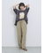 ウエストフリルイージーパンツ