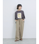 ウエストフリルイージーパンツ