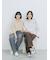 ウエストフリルイージーパンツ