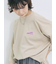 ポンチロゴ刺繍プルオーバー