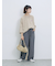 ポンチロゴ刺繍プルオーバー