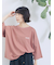 ポンチロゴ刺繍プルオーバー