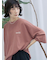ポンチロゴ刺繍プルオーバー