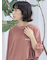 ポンチロゴ刺繍プルオーバー