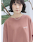 ポンチロゴ刺繍プルオーバー