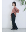 ポンチロゴ刺繍プルオーバー