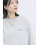 ポンチロゴ刺繍プルオーバー