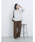 ポンチロゴ刺繍プルオーバー