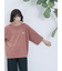 ポンチロゴ刺繍プルオーバー