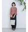 ポンチロゴ刺繍プルオーバー