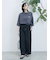 ポンチロゴ刺繍プルオーバー