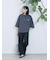 ポンチロゴ刺繍プルオーバー