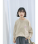 ポンチロゴ刺繍プルオーバー