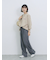 ポンチロゴ刺繍プルオーバー
