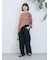 ポンチロゴ刺繍プルオーバー