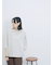 ポンチロゴ刺繍プルオーバー