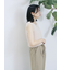 テープヤーン透かしニットベスト