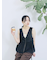 カットワークレースベスト