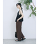 カットワークレースベスト