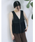 カットワークレースベスト