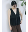 カットワークレースベスト