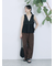 カットワークレースベスト