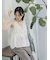 カットワークレースベスト