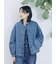 【ECO DENIM 】 ノーカラーブルゾン