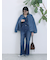 【ECO DENIM 】 ノーカラーブルゾン
