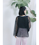 前後2wayメッシュレースカーディガン