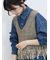フリンジニットベスト