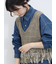 フリンジニットベスト