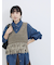 フリンジニットベスト