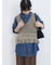 フリンジニットベスト