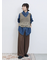 フリンジニットベスト