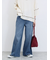 【ECO DENIM 】 ワイドストレートパンツ