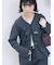 【ECO DENIM 】フリルブラウス