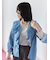 【ECO DENIM 】フリルブラウス