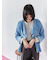 【ECO DENIM 】フリルブラウス