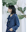 【ECO DENIM 】フリルブラウス