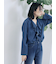 【ECO DENIM 】フリルブラウス