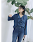 【ECO DENIM 】フリルブラウス
