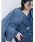 【ECO DENIM 】フリルブラウス